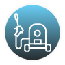 Parking Lot and Garage Cleaning Icon